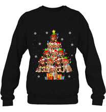 Load image into Gallery viewer, Cavapoo Christmas Tree Funny Santa Cavoodle Dog Xmas T-Shirt, Ladies T-Shirt,  Sweatshirt, Hoodie 2D
