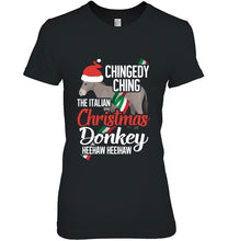 Load image into Gallery viewer, Dominick The Christmas Donkey Italian Christmas Donkey T-Shirt, Ladies T-Shirt,  Sweatshirt, Hoodie 2D
