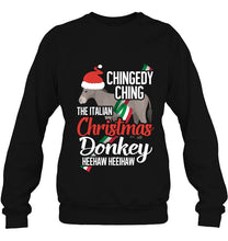 Load image into Gallery viewer, Dominick The Christmas Donkey Italian Christmas Donkey T-Shirt, Ladies T-Shirt,  Sweatshirt, Hoodie 2D
