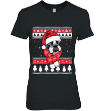 Load image into Gallery viewer, Funny Christmas Boston Terrier Dog Gift T-Shirt, Ladies T-Shirt,  Sweatshirt, Hoodie 2D
