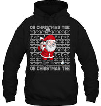 Load image into Gallery viewer, Golf Oh Christmas Tee Santa Claus Golfer Ugly Christmas T-Shirt, Ladies T-Shirt, LongSleeve, Sweatshirt, Hoodie 2D
