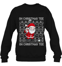 Load image into Gallery viewer, Golf Oh Christmas Tee Santa Claus Golfer Ugly Christmas T-Shirt, Ladies T-Shirt, LongSleeve, Sweatshirt, Hoodie 2D
