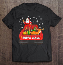 Load image into Gallery viewer, Mens Boppa Claus Shirt Red Truck Santa Reindeer Elf Christmas T-Shirt, Ladies T-Shirt, LongSleeve, Sweatshirt, Hoodie 2D
