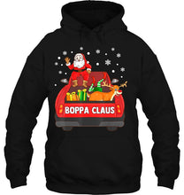 Load image into Gallery viewer, Mens Boppa Claus Shirt Red Truck Santa Reindeer Elf Christmas T-Shirt, Ladies T-Shirt, LongSleeve, Sweatshirt, Hoodie 2D
