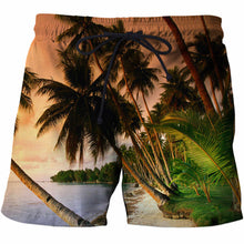 Load image into Gallery viewer, Mens Beach 3D Dry Summer Printed Shorts Gym Fitness Running For Summer Men's Cool Sport Short Pants 3D Swim Trunks
