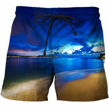 Load image into Gallery viewer, Mens Beach 3D Dry Summer Printed Shorts Gym Fitness Running For Summer Men's Cool Sport Short Pants 3D Swim Trunks
