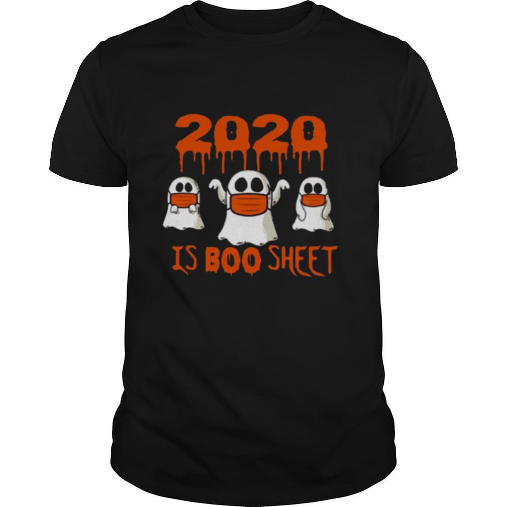 2020 Is Boo Sheet Face Mask Halloween T-Shirt, Ladies T-Shirt, LongSleeve, Sweatshirt, Hoodie 2D