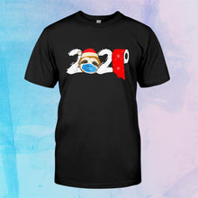 Load image into Gallery viewer, 2020 Sloth In Mask Toilet Paper Pajama Christmas Quarantine T-Shirt, Ladies T-Shirt, Hoodie 2D
