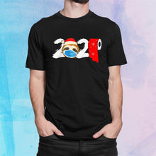 Load image into Gallery viewer, 2020 Sloth In Mask Toilet Paper Pajama Christmas Quarantine T-Shirt, Ladies T-Shirt, Hoodie 2D
