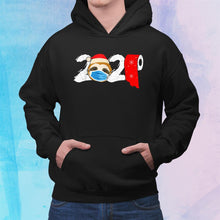 Load image into Gallery viewer, 2020 Sloth In Mask Toilet Paper Pajama Christmas Quarantine T-Shirt, Ladies T-Shirt, Hoodie 2D
