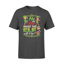 Load image into Gallery viewer, He Or She What The Elf Will It Be Christmas T-Shirt, Ladies T-Shirt 2D
