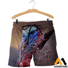 2020 Turkey Shorts Gym Fitness Running For Summer Men's Cool Sport Short Pants 3D Swim Trunks