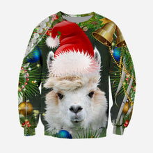 Load image into Gallery viewer, Alpaca Mery Christmas SUIT Hoodie 3D, Zip Hoodie 3D, T-Shirt 3D, Sweatshirt 3D, Short Pant 3D, Tank Top 3D
