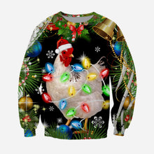 Load image into Gallery viewer, Chicken Christmas clothes  SUIT Hoodie 3D, Zip Hoodie 3D, T-Shirt 3D, Sweatshirt 3D, Short Pant 3D, Tank Top 3D
