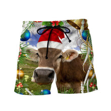 Load image into Gallery viewer, Cow Christmas clothes SUIT Hoodie 3D, Zip Hoodie 3D, T-Shirt 3D, Sweatshirt 3D, Short Pant 3D
