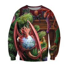 Load image into Gallery viewer, Dragons Christmas clothes SUIT Hoodie 3D, Zip Hoodie 3D, T-Shirt 3D, Sweatshirt 3D, Short Pant 3D, Tank Top 3D
