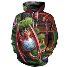 Load image into Gallery viewer, Dragons Christmas clothes SUIT Hoodie 3D, Zip Hoodie 3D, T-Shirt 3D, Sweatshirt 3D, Short Pant 3D, Tank Top 3D
