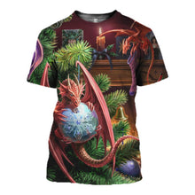 Load image into Gallery viewer, Dragons Christmas clothes SUIT Hoodie 3D, Zip Hoodie 3D, T-Shirt 3D, Sweatshirt 3D, Short Pant 3D, Tank Top 3D
