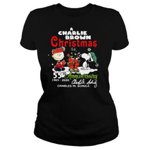 Load image into Gallery viewer, A Charlie Brown Christmas 55th Anniversary 1965 2020 Charles M Schulz Snoopy T-Shirt, Ladies T-Shirt, LongSleeve, Sweatshirt, Hoodie 2D
