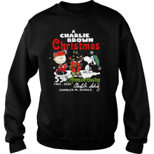 Load image into Gallery viewer, A Charlie Brown Christmas 55th Anniversary 1965 2020 Charles M Schulz Snoopy T-Shirt, Ladies T-Shirt, LongSleeve, Sweatshirt, Hoodie 2D
