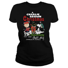Load image into Gallery viewer, A Charlie Brown Christmas 55th Anniversary 1965 2020 Signature T-Shirt, Ladies T-Shirt, LongSleeve, Sweatshirt, Hoodie 2D
