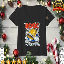 Load image into Gallery viewer, Acdc band hells bell rock or rust christmas T-Shirt, Ladies T-Shirt 2D
