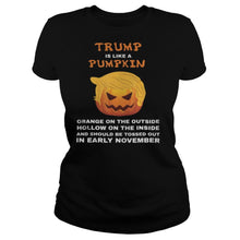 Load image into Gallery viewer, Anti Trump Toss Out in Early November Vote Halloween T-Shirt, Ladies T-Shirt, LongSleeve, Sweatshirt, Hoodie 2D
