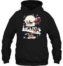 Load image into Gallery viewer, Chihuahua Santa Claus Christmas T-Shirt, Ladies T-Shirt, LongSleeve, Hoodie 2D

