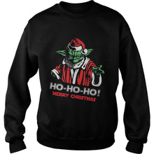 Load image into Gallery viewer, Baby Yoda Ho Ho Ho merry christmas T-Shirt, Ladies T-Shirt, LongSleeve, Sweatshirt, Hoodie 2D
