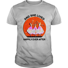 Load image into Gallery viewer, Ballet Girls Mask And She Lived Happily Ever After Halloween T-Shirt, Ladies T-Shirt, LongSleeve, Sweatshirt, Hoodie 2D
