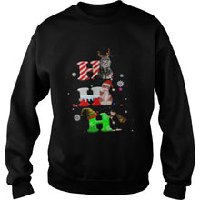 Load image into Gallery viewer, CATS HO HO HO MERRY CHRISTMAS T-Shirt, Ladies T-Shirt, LongSleeve, Sweatshirt, Hoodie 2D
