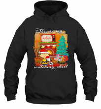 Load image into Gallery viewer, Charlie Brown And Snoopy This Is My Watching Ugly Christmas T-Shirt, Ladies T-Shirt, LongSleeve, Sweatshirt, Hoodie 2D
