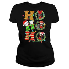 Load image into Gallery viewer, Chicken Hohoho Christmas T-Shirt, Ladies T-Shirt, LongSleeve, Sweatshirt, Hoodie 2D
