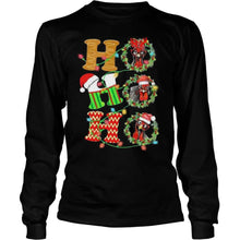 Load image into Gallery viewer, Chicken Hohoho Christmas T-Shirt, Ladies T-Shirt, LongSleeve, Sweatshirt, Hoodie 2D
