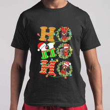 Load image into Gallery viewer, Chicken Hohoho Christmas T-Shirt, Ladies T-Shirt 2D

