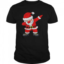 Load image into Gallery viewer, Christmas Dabbing Santa Claus Boys Girls Kids Xmas T-Shirt, Ladies T-Shirt, LongSleeve, Sweatshirt, Hoodie 2D

