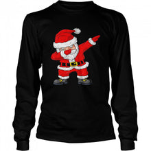 Load image into Gallery viewer, Christmas Dabbing Santa Claus Boys Girls Kids Xmas T-Shirt, Ladies T-Shirt, LongSleeve, Sweatshirt, Hoodie 2D
