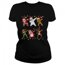 Load image into Gallery viewer, Christmas Dabbing Santa Elf And Friends Boys Dab Xmas T-Shirt, Ladies T-Shirt, LongSleeve, Sweatshirt, Hoodie 2D
