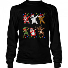 Load image into Gallery viewer, Christmas Dabbing Santa Elf And Friends Boys Dab Xmas T-Shirt, Ladies T-Shirt, LongSleeve, Sweatshirt, Hoodie 2D
