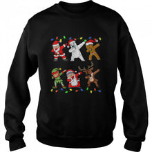 Load image into Gallery viewer, Christmas Dabbing Santa Elf And Friends Boys Dab Xmas T-Shirt, Ladies T-Shirt, LongSleeve, Sweatshirt, Hoodie 2D
