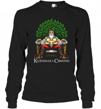 Load image into Gallery viewer, Christmas Santa Kushmas Is Coming T-Shirt, Ladies T-Shirt, LongSleeve, Sweatshirt, Hoodie 2D
