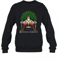 Load image into Gallery viewer, Christmas Santa Kushmas Is Coming T-Shirt, Ladies T-Shirt, LongSleeve, Sweatshirt, Hoodie 2D
