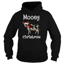 Load image into Gallery viewer, Cow Light Mooey Christmas T-Shirt, Ladies T-Shirt, LongSleeve, Sweatshirt, Hoodie 2D
