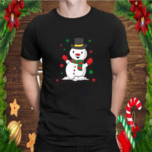 Load image into Gallery viewer, Cute Christmas Snowman Chillin WIth My Snowmies Xmas Snowman T-Shirt, Ladies T-Shirt, LongSleeve, Sweatshirt, Hoodie 2D
