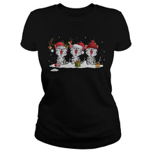 Load image into Gallery viewer, Cute Santa Cat Merry Christmas Cat 2020 T-Shirt, Ladies T-Shirt, LongSleeve, Sweatshirt, Hoodie 2D
