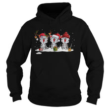 Load image into Gallery viewer, Cute Santa Cat Merry Christmas Cat 2020 T-Shirt, Ladies T-Shirt, LongSleeve, Sweatshirt, Hoodie 2D
