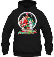 Load image into Gallery viewer, Merry Christmas Santa Claus And Snowman Snowball Version T-Shirt, Ladies T-Shirt, LongSleeve, Hoodie 2D
