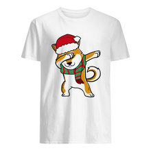 Load image into Gallery viewer, Dabbing Corgi Christmas Tee For Dog Lover T-Shirt, Ladies T-Shirt, LongSleeve, Sweatshirt, Hoodie 2D
