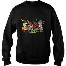 Load image into Gallery viewer, Dinosaur T rex Halloween T-Shirt, Ladies T-Shirt, LongSleeve, Sweatshirt, Hoodie 2D
