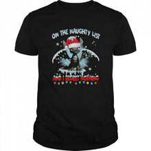 Load image into Gallery viewer, Dragon On The Naughty List And I Regret Nothing Christmas T-Shirt, Ladies T-Shirt, LongSleeve, Sweatshirt, Hoodie 2D
